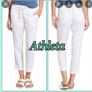 Athleta Linen Ankle Pant